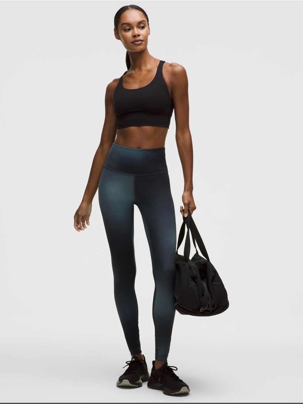 lululemon athletica Teal-to-Black Ombre High-Rise Leggings